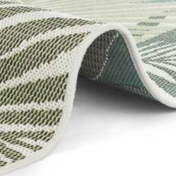 Rackhams Indoor Outdoor Vai Green Rug – Floral Design - 120X170 cm - thumbnail 2