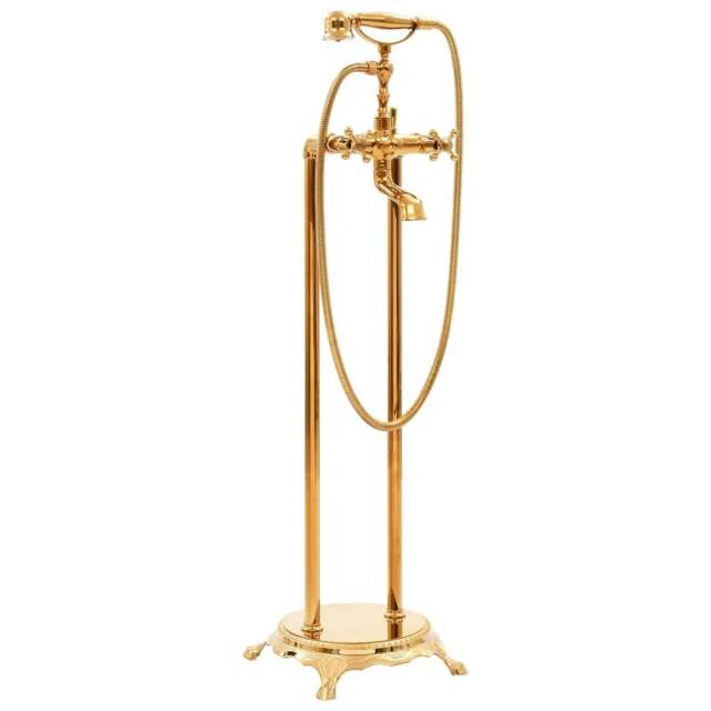 Rackhams Freestanding Bathtub Faucet Stainless Steel 99.5 cm Gold