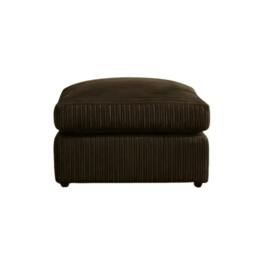 Rackhams Chicago Scatter Back Living Room Furniture Range - Cocoa Bean Brown - Foot Stool