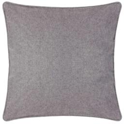 Rackhams Dawn Piping Detail Textured Cushion Cover - Charcoal - 45cm x 45cm - Charcoal - 100% Polyester