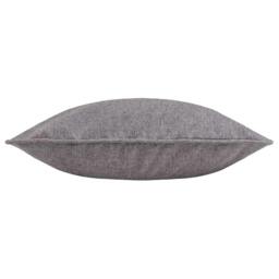 Rackhams Dawn Piping Detail Textured Cushion Cover - Charcoal - 45cm x 45cm - Charcoal - 100% Polyester - thumbnail 3
