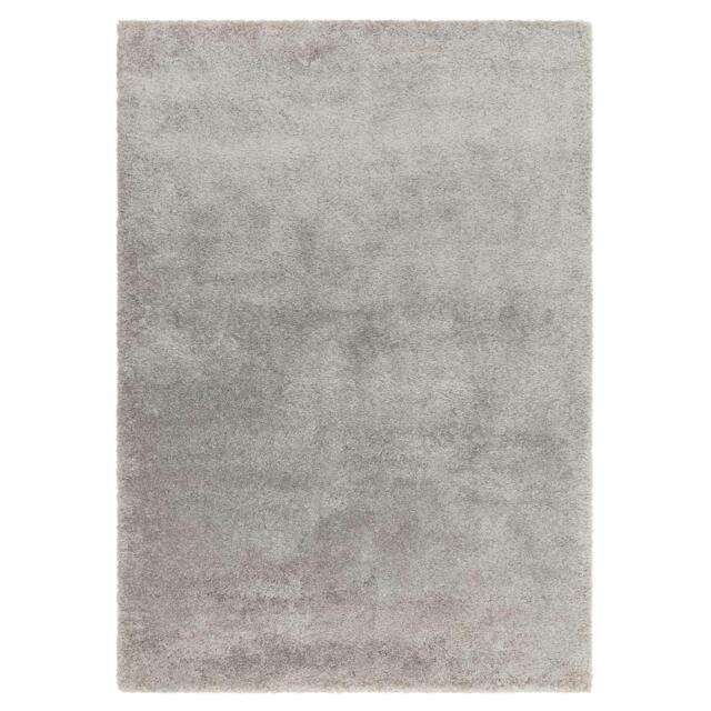 Rackhams Atlas Silver Shaggy Rug - 160x230cm - image 1