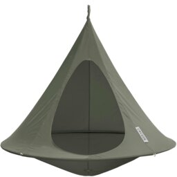 Rackhams Double Cacoon Hanging Chair - Khaki - thumbnail 1