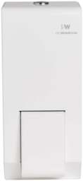 Rackhams PW PROWASHROOM White Stainless Steel Soap Dispenser for Commercial Bathrooms 900ml Wall Mounted - thumbnail 2