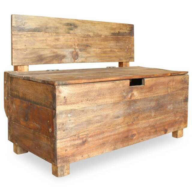 Rackhams Bench Solid Reclaimed Wood 86x40x60 cm