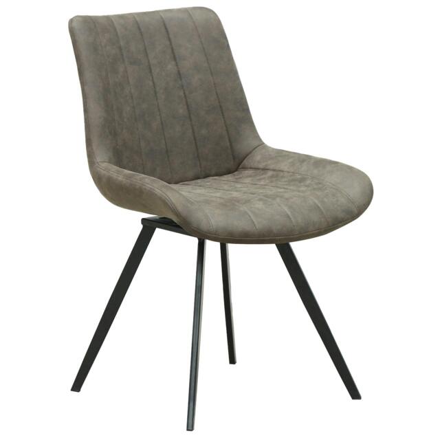 Rackhams Malmo Swivel Dining Chair - Coffee Brown - 86cm x 63cm x 57cm - Coffee Brown - 100% Mixed - image 1