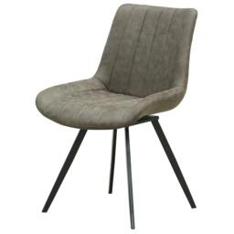Rackhams Malmo Swivel Dining Chair - Coffee Brown - 86cm x 63cm x 57cm - Coffee Brown - 100% Mixed - thumbnail 2