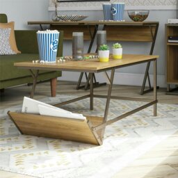 Rackhams Regal Coffee Table in Walnut Look - Brown