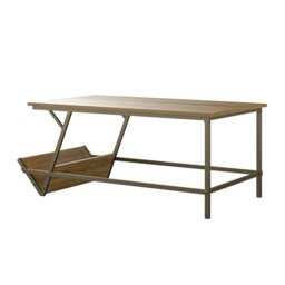Rackhams Regal Coffee Table in Walnut Look - Brown - thumbnail 4