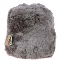 Rackhams Sheepskin Pouffe Stool: FF-POUFFE - Sheepskin - Ivory - One Size - thumbnail 4