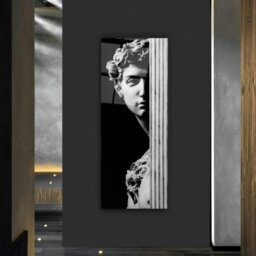 Rackhams Shadowed David Glass Wall Art - 45 x 120 cm - Tempered Glass (4mm) - thumbnail 3