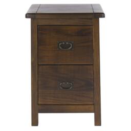 Rackhams Boston 2 Drawer Petite Bedside Cabinet - thumbnail 3