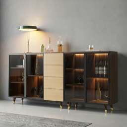 Rackhams D'Ambrosio Wine Storage With Glass Doors, Cabinet - Style B 120cm - thumbnail 2