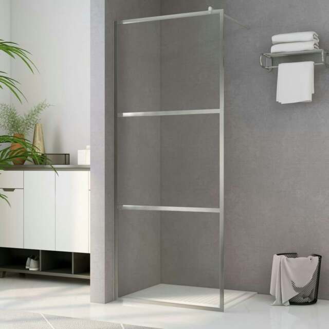 Rackhams Walk-in Shower Wall with Clear ESG Glass 140x195 cm