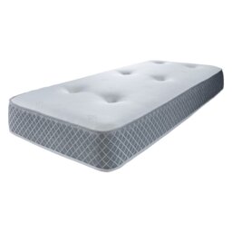 Rackhams Nebraska Tufted Hybrid Mattress - Soft Feel Cool Touch Quilted Sleep Surface - Grey - 1 - European Small Single Mattress (80cm x 200cm) - thumbnail 2
