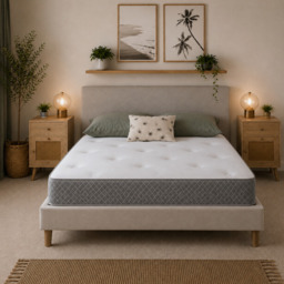 Rackhams Nebraska Tufted Hybrid Mattress - Soft Feel Cool Touch Quilted Sleep Surface - Grey - 1 - European Small Single Mattress (80cm x 200cm) - thumbnail 6