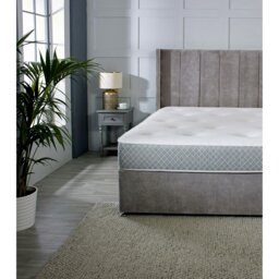 Rackhams Nebraska Tufted Hybrid Mattress - Soft Feel Cool Touch Quilted Sleep Surface - Grey - 1 - European Small Single Mattress (80cm x 200cm) - thumbnail 3