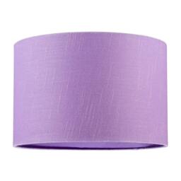 Rackhams Modern Designer Lavender Oil Textured Linen Fabric Circular Lamp Shade
