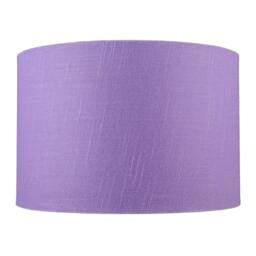 Rackhams Modern Designer Lavender Oil Textured Linen Fabric Circular Lamp Shade - thumbnail 4