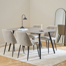 Rackhams Brooke Dining Chair in Monza Beige Set of 2 - 1 - thumbnail 4