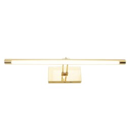Rackhams Polished Gold Wireless Rechargeable 5w LED Touch Dimmable Picture Wall Light - thumbnail 3