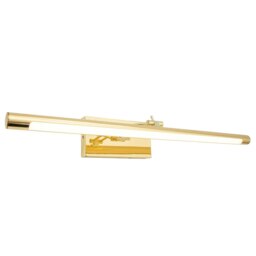 Rackhams Polished Gold Wireless Rechargeable 5w LED Touch Dimmable Picture Wall Light - thumbnail 1