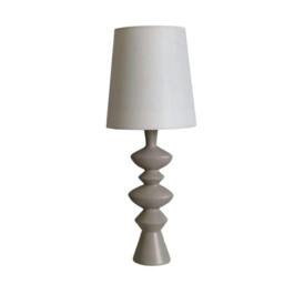 Rackhams Cheryl Taupe Resin Table Lamp - thumbnail 2