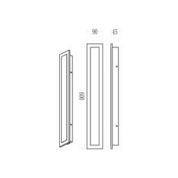 Rackhams Wow wall lamp 20W 3CCT IP54 60cm - thumbnail 5