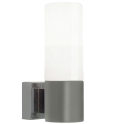 Rackhams Tangens Single - Wall light - Brushed steel - Silver - Glass - 1