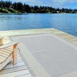 Rackhams Ecology Outdoor Rug Grey - 200g - 120X170 cm - thumbnail 6