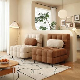Rackhams Mendez Single Sofa Bed, Two Seater Sofa Bed, Corduroy - Brown - 100cm - thumbnail 3