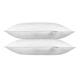 "Rackhams Microfibre Euro Continental Pillow Pair - 40cm x 80cm (16""x32"")" - thumbnail 4