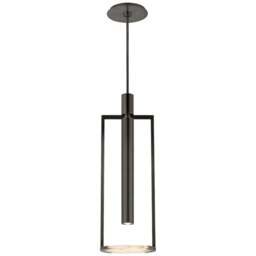 Rackhams Melange Medium Floating Disc Pendant Light - Antique Barnished Brass - thumbnail 3