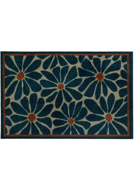 Rackhams Washable Boho Floral Indoor Mat - 50X75 cm - image 1