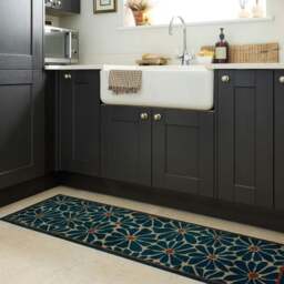 Rackhams Washable Boho Floral Indoor Mat - 50X75 cm - thumbnail 4