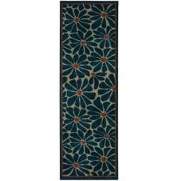 Rackhams Washable Boho Floral Indoor Mat - 50X75 cm - thumbnail 3