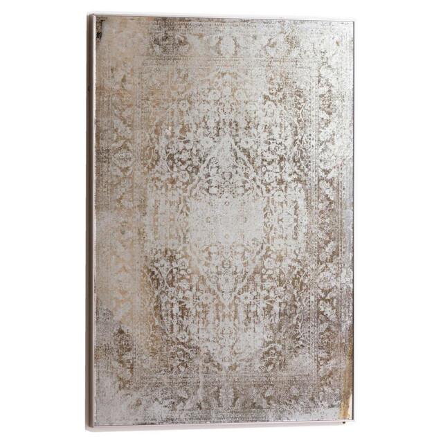 Rackhams Foxed Mirror Wall Art - Antique Silver - Antique Silver - One Size