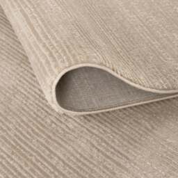 Rackhams Carmel Beige-Cream Striped Rug - 6020 - 120X170 cm - thumbnail 3