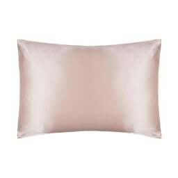 Rackhams 100% Mulberry Silk Pillowcase - Pink - One Size - Pink - 100% Silk - thumbnail 1