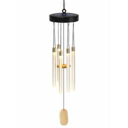 Rackhams Solar Wind Chime – Colour Changing LED Hanging Light - thumbnail 1