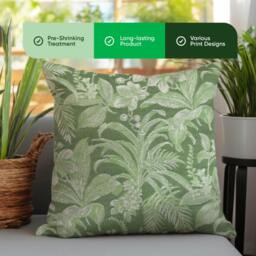 Rackhams Pair of Outdoor Scatter Cushions – Floral Design - thumbnail 4