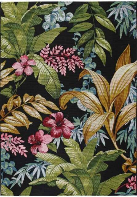 Rackhams Tropicana Floral – Indoor & Outdoor Rug - 160X235 cm - image 1