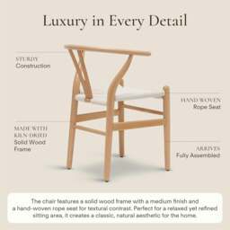 Rackhams Dining Chairs Set of 2, Kitchen Chairs Dining Room Lounge Reception Chairs with Study Legs for Living Room Bedroom - Fully Assembled - Black - thumbnail 4
