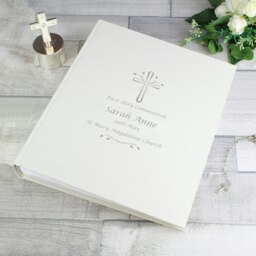 Rackhams Personalised Silver Cross Traditional Photo Album