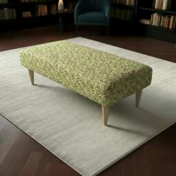 Rackhams Bespoke Hand-Finished Rectangular Stitched Bench – Multi-Functional Ottoman & Coffee Table - 38 x 18 Inches (97 x 46cm)