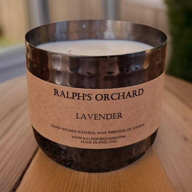 Rackhams Lavender Essential Oil Candle - 2-Wick Black - image 1