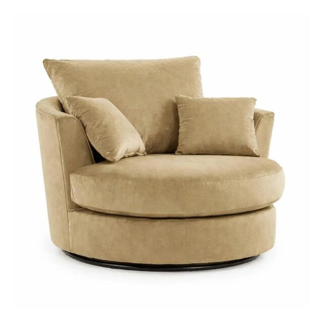 Rackhams Gavelle Living Room Furniture Range - Swivel chair - Plush Mink - image 1