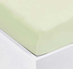 Rackhams 2 Pack Jersey Interlock Sheets - Cream - 70cm x 140cm - Jersey Fitted Cot Sheets - thumbnail 2