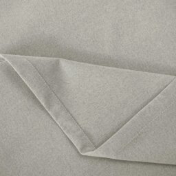 Rackhams Taupe Grey Linen Blackout Eyelet Curtains - 46x54 Inch Drop - 2 Panel - thumbnail 3