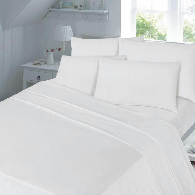 Rackhams T180 Percale White Duvet Cover Set - Double - image 1